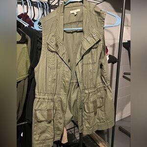Maurices Olive Green Utility Vest